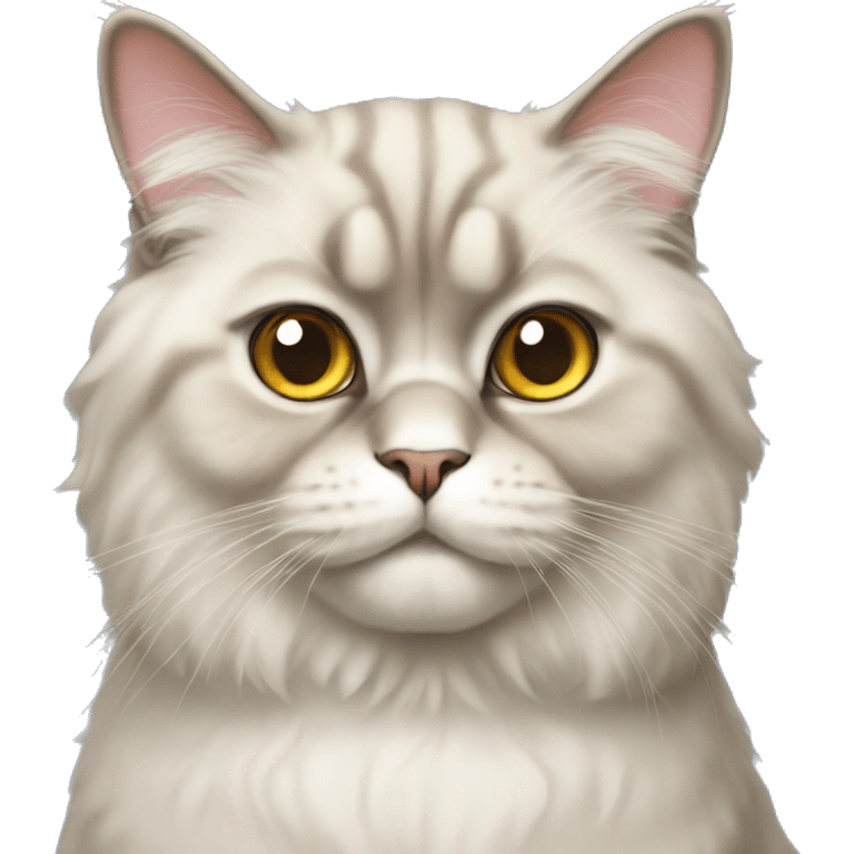 persian male cat  emoji