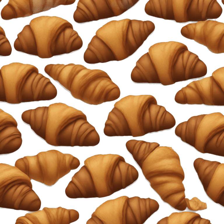 chocolate croissant  emoji