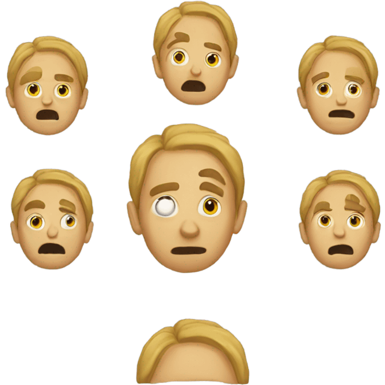 Exagerated emoji