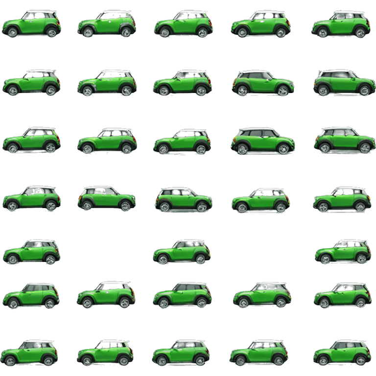 Green mini-cooper countryman 2024 emoji