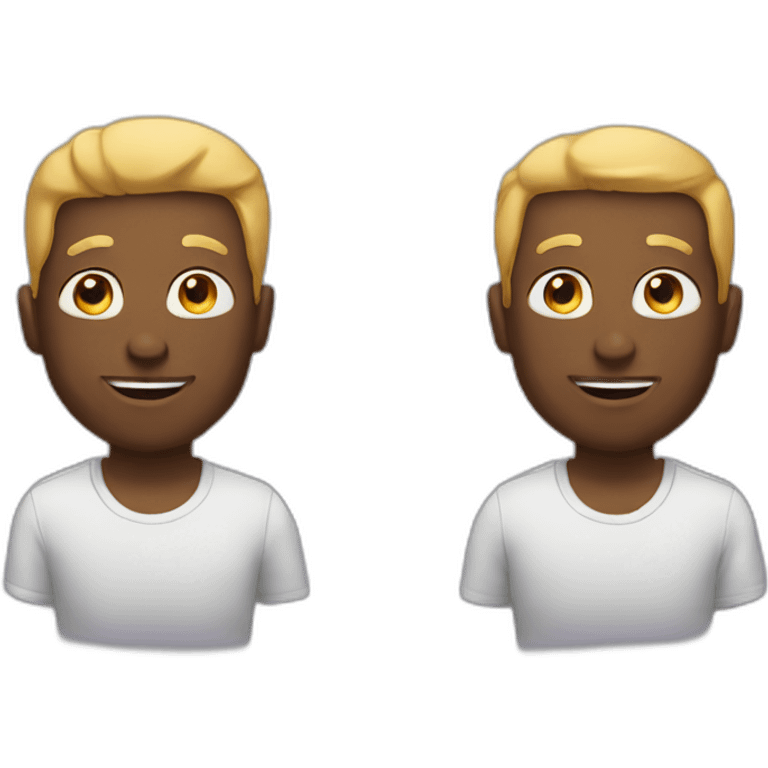 2 hommes emoji