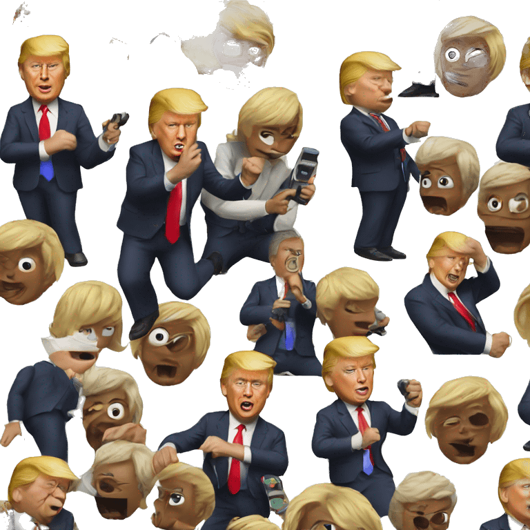 donald trump playing video games emoji