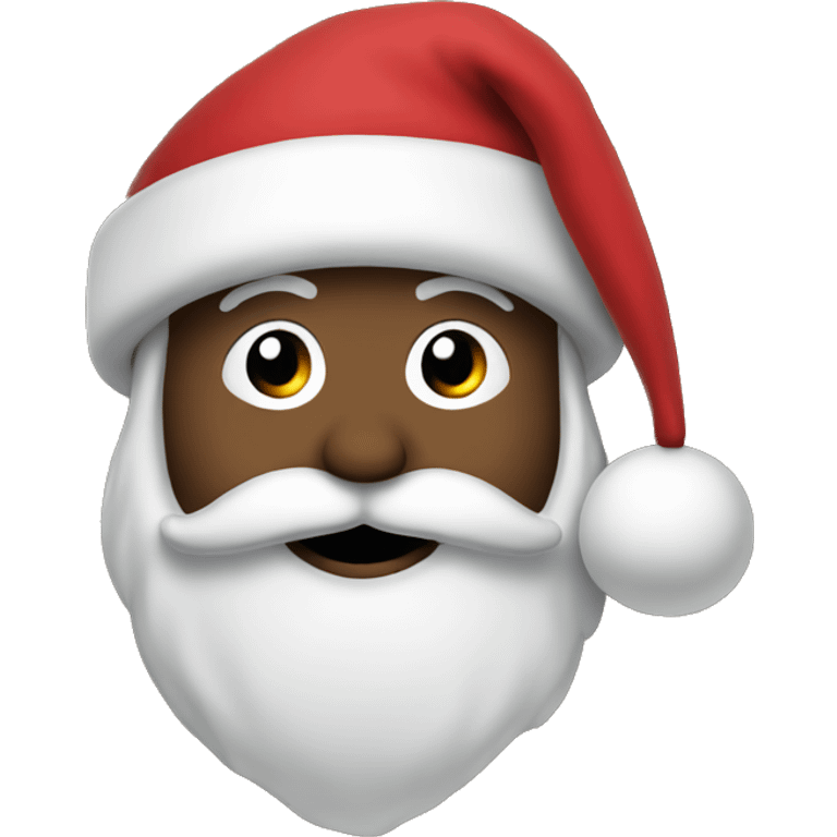 Santa on a tree emoji