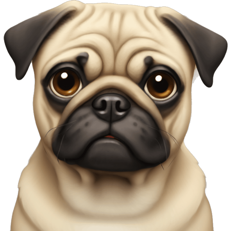 Dog pug emoji