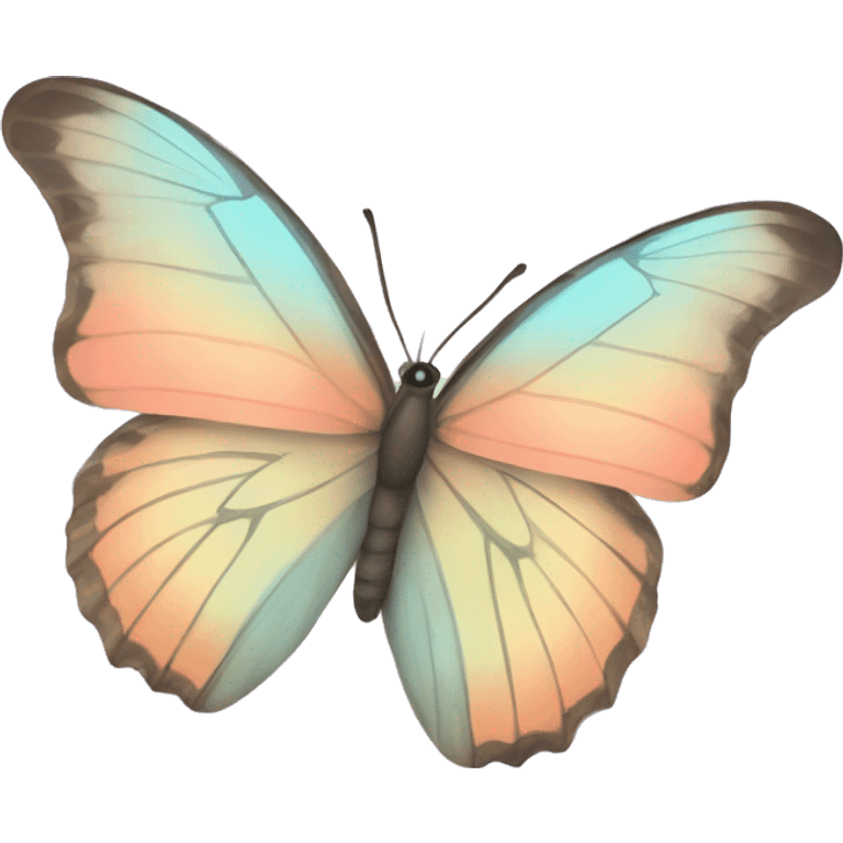 Pastell butterfly emoji