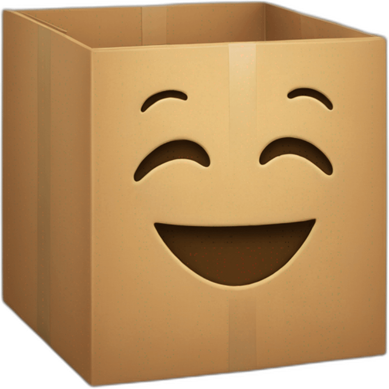 box with smile emoji