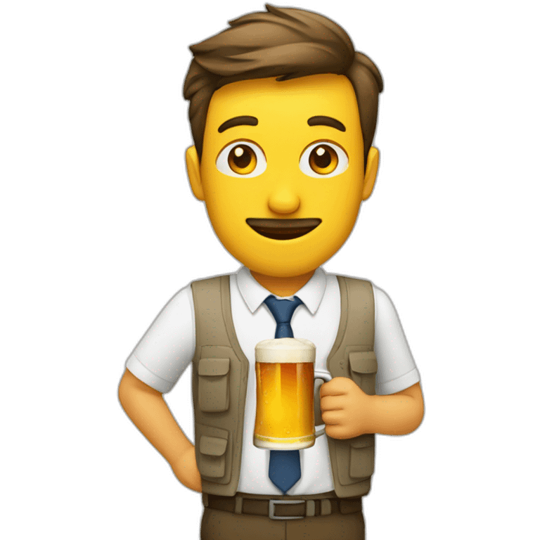 architect and beer emoji