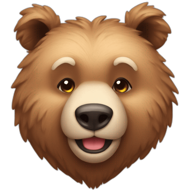 Orso con cuore emoji