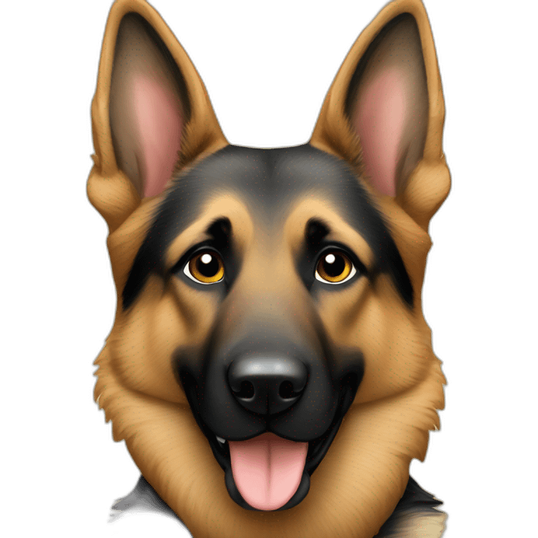 german shepherd PowerPoint presentation emoji