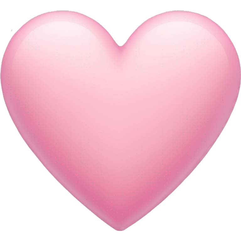 Pink Pastel Heart emoji