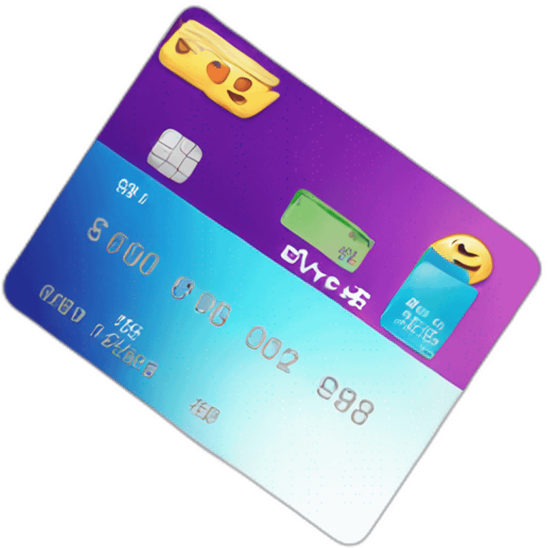 Discount card emoji