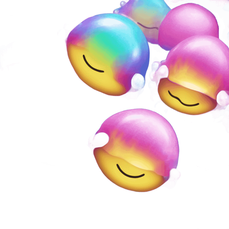 Lisa Frank sparkle clam with pearl  emoji