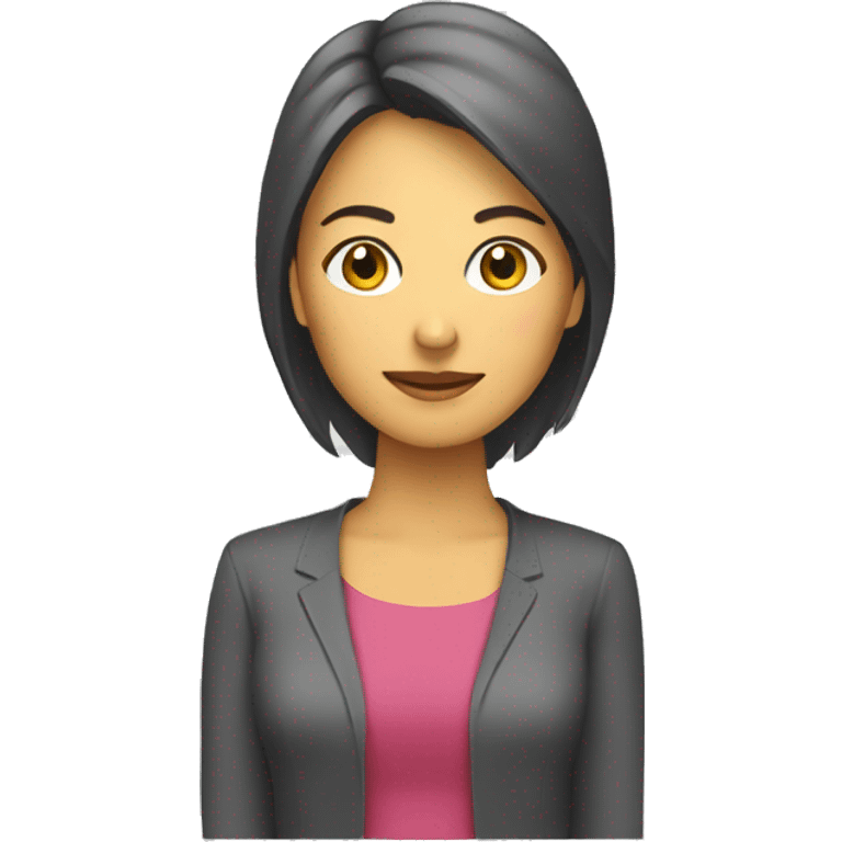 mujer en computadora emoji