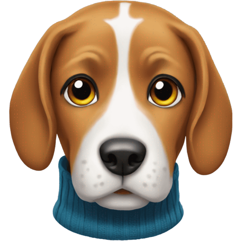 Beagle wearing a jumper  emoji