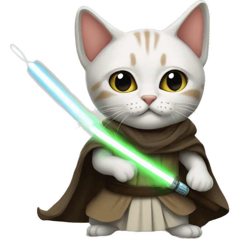 Jedi Cat emoji