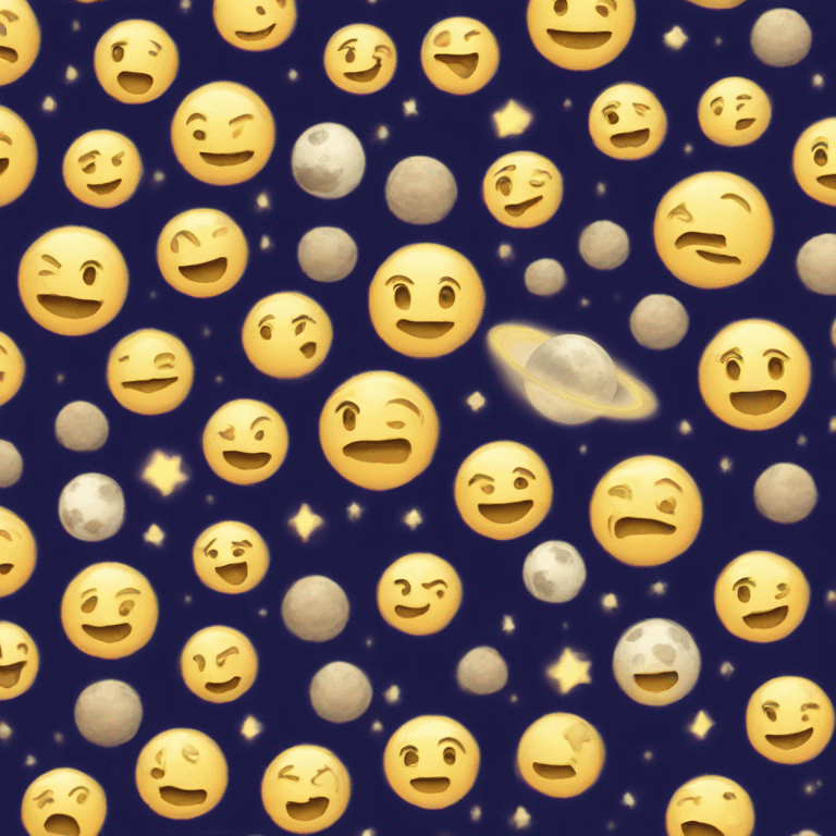 Cosmos moon emoji