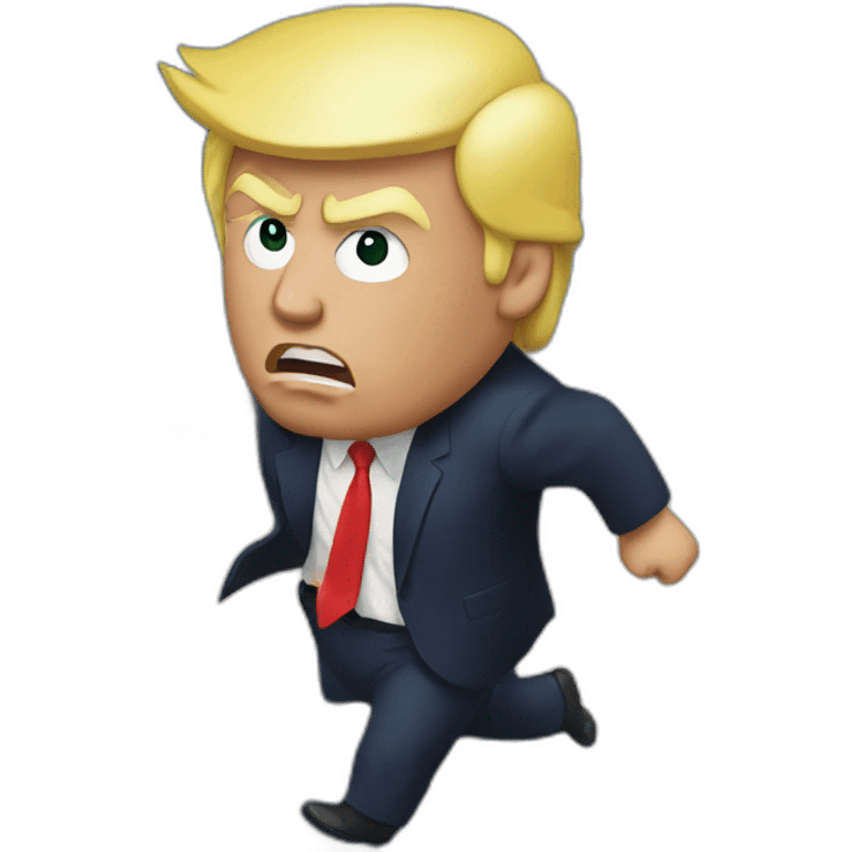 donald Trump destroying the earth emoji