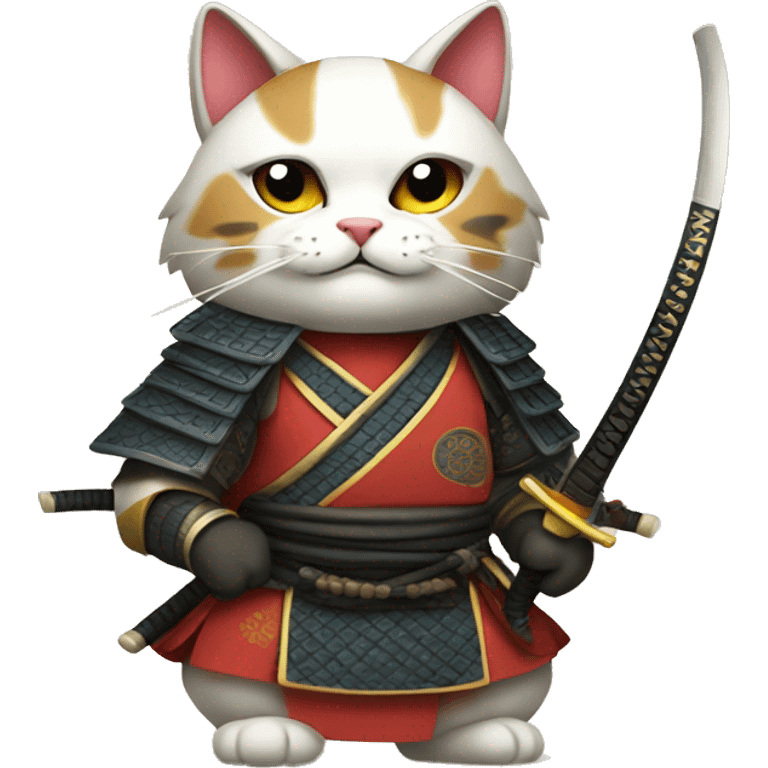 samurai cat emoji