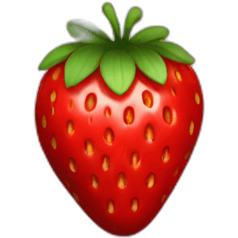 Strawberry and hearts emoji