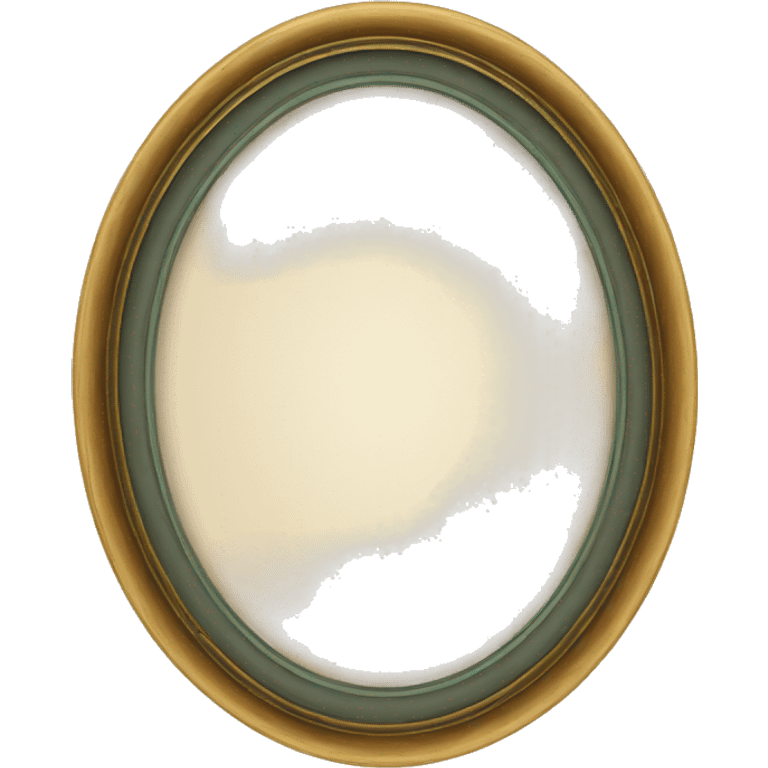 oval photo frame emoji