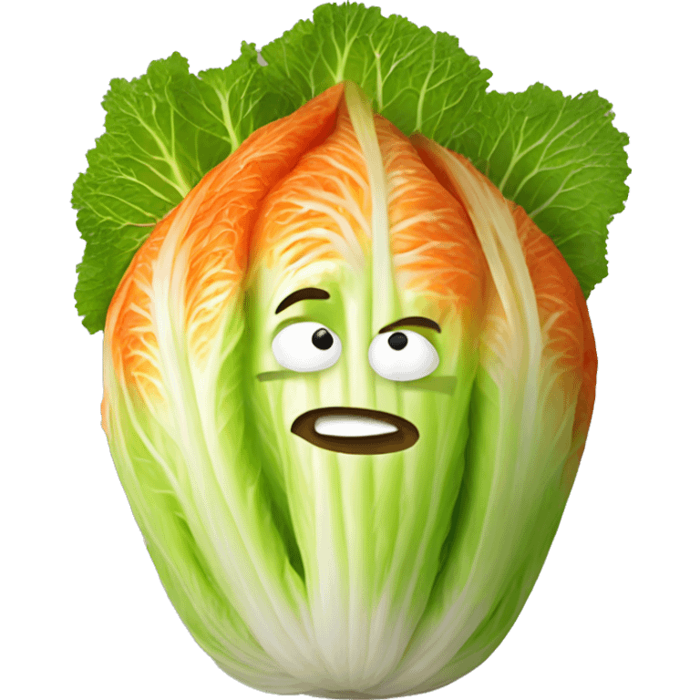 Napa cabbage with Red pepper powder sauce  emoji