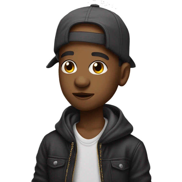 young hiphop charact emoji