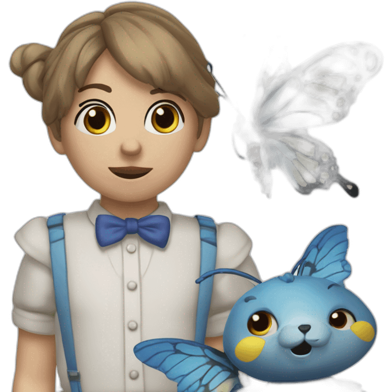 Bonnie bleu animatronic avec nœud papillon emoji