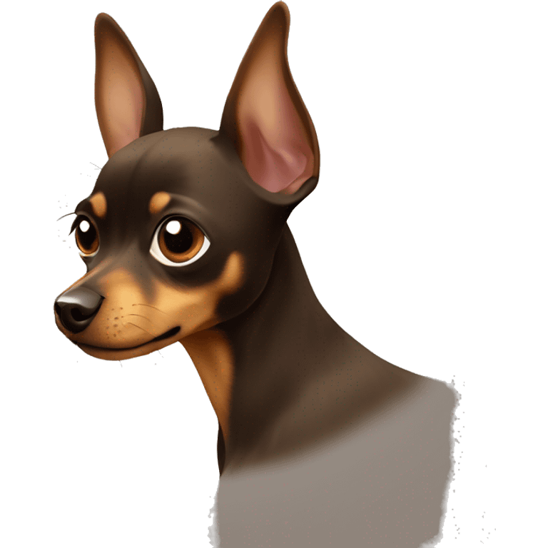 russian-toy-terrier-with-dark-brown-head-with-light-brown-muzzle emoji