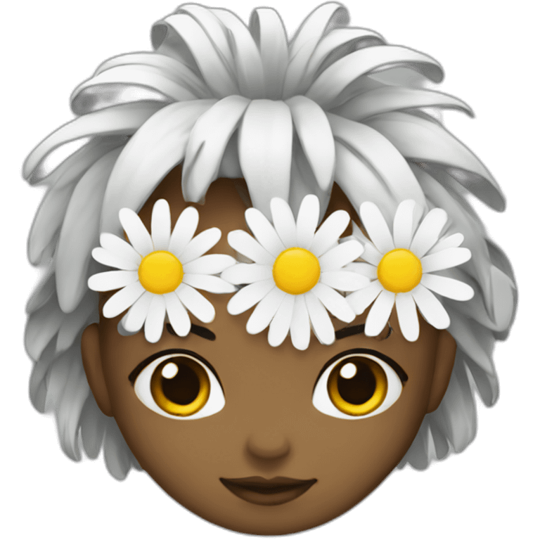 daisy-girl-white emoji