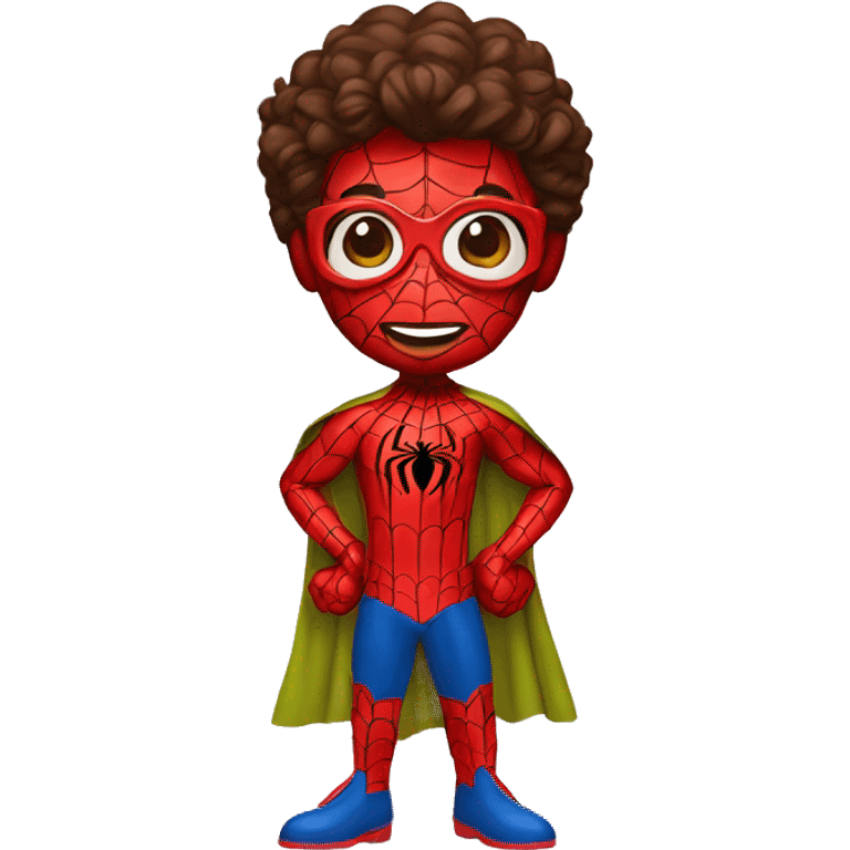 Spiderman with skirt emoji