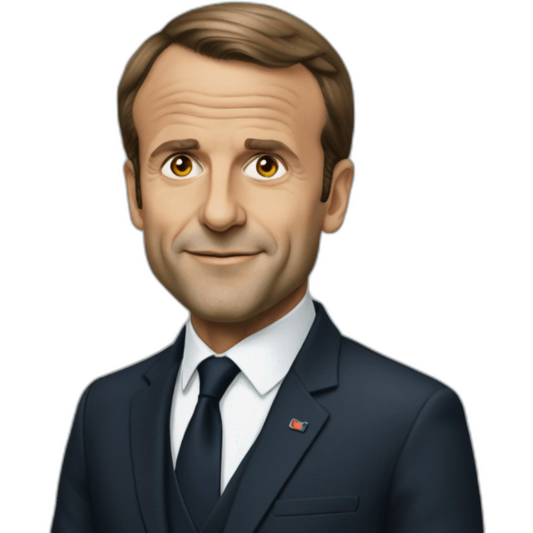 Émanuel macron emoji