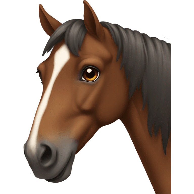 Brown horse emoji