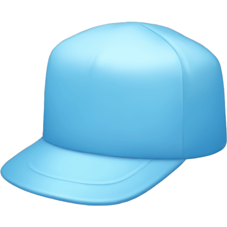 pastel blue hat emoji