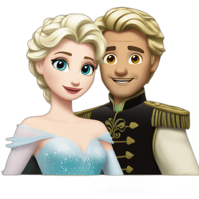 Michou et Elsa emoji