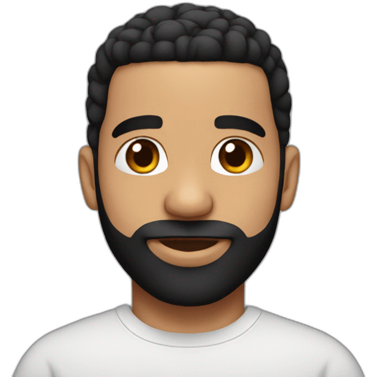 drake with heart on hair emoji