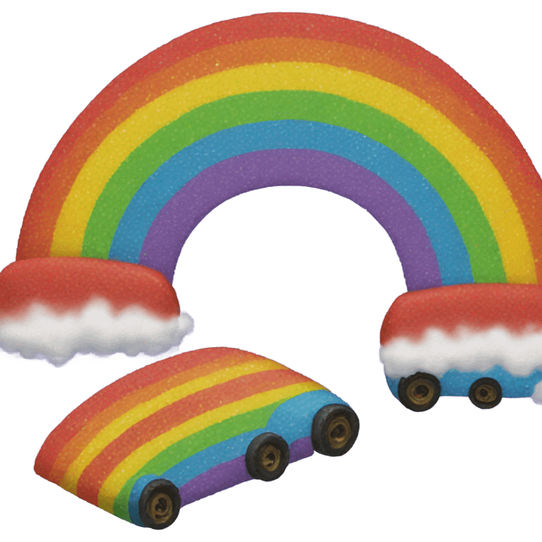 Rainbow road emoji