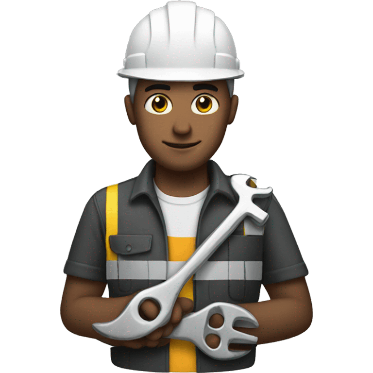 Engineer with wrench emoji