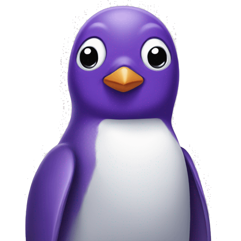 purple penguin  emoji