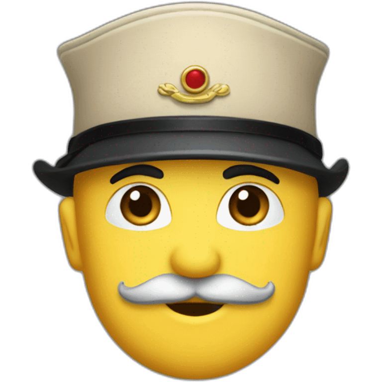 general kepi hat  emoji