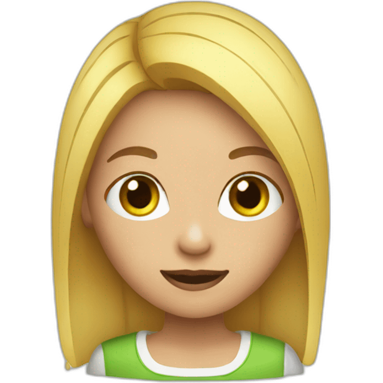 girl salad emoji