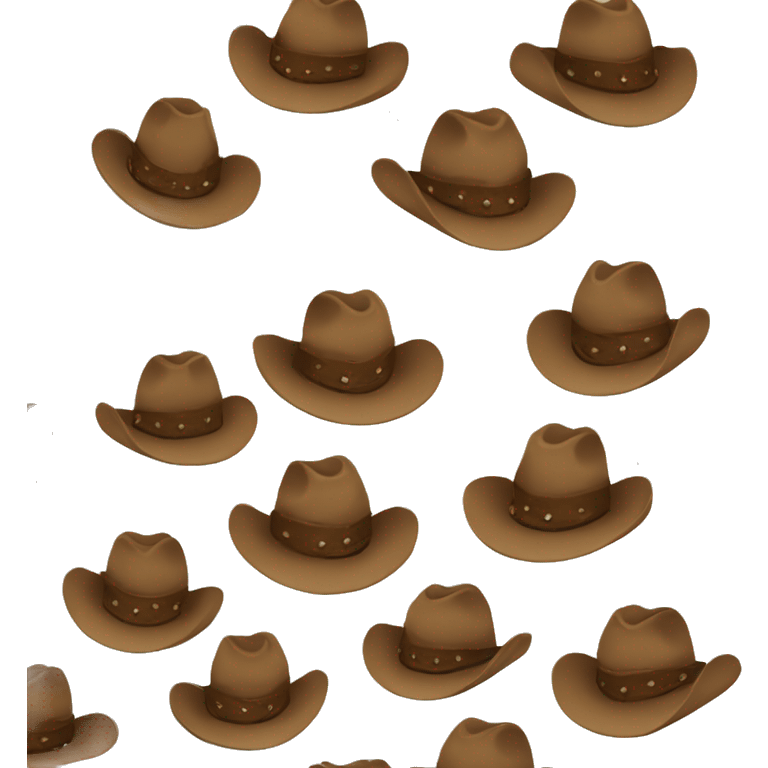 Cowgirl hat emoji