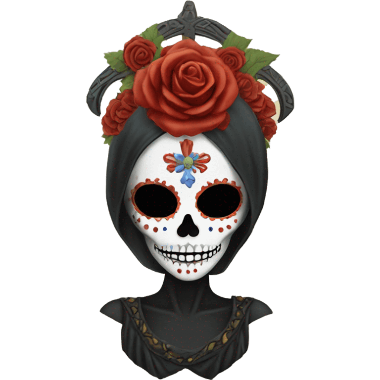 The goddess of death, santa muerta.  emoji