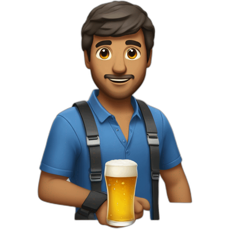 jamel le chomer drink beer emoji