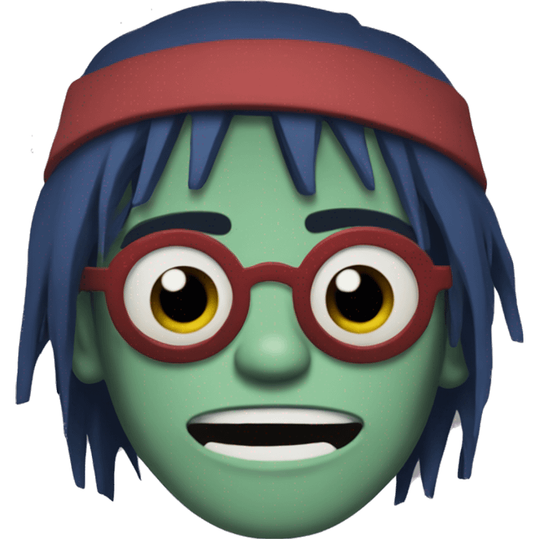 2-d from gorillaz emoji