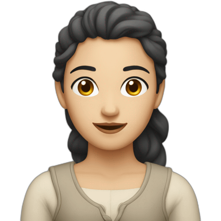 femme à quatre patte emoji