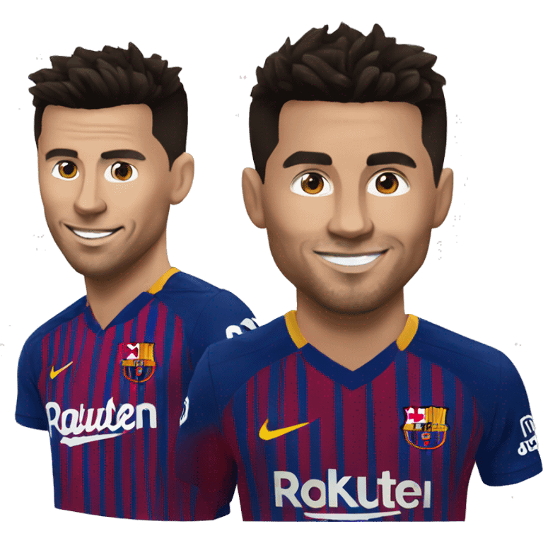 Ronaldo as messi emoji