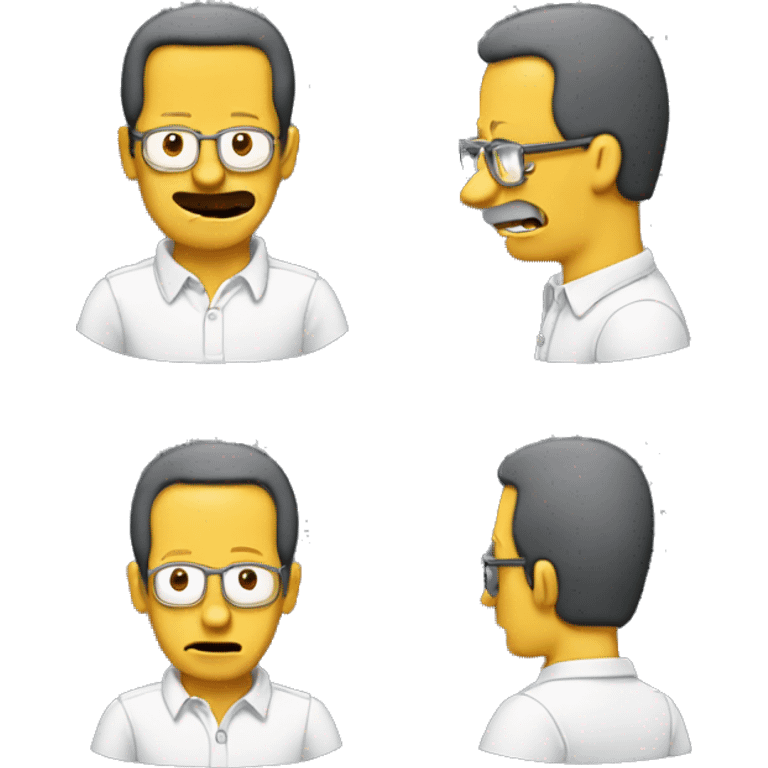 Raymond Gaytan similar to a Simpson character emoji