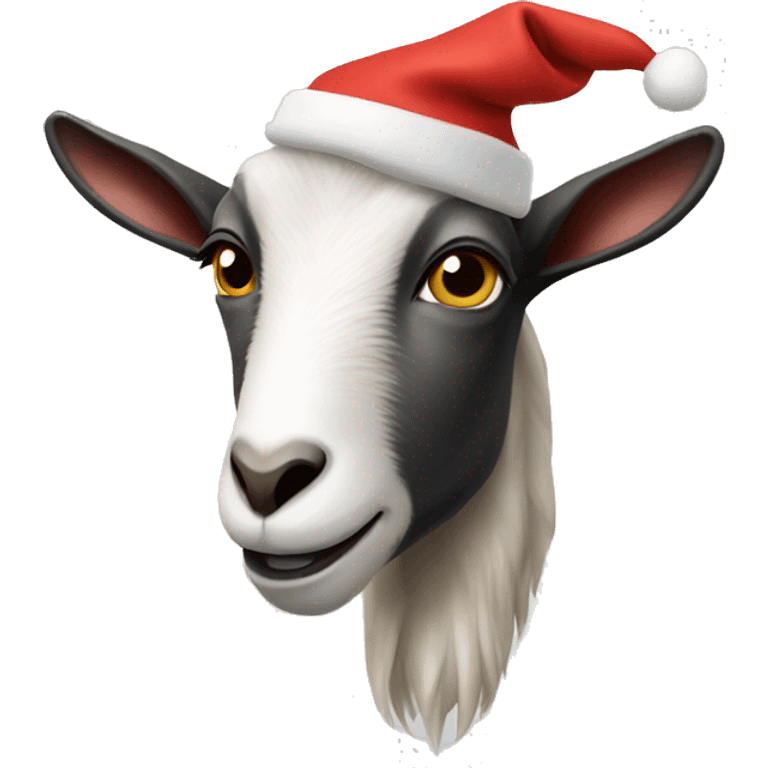 Christmas goat emoji