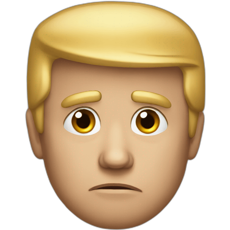 donald trump sad emoji