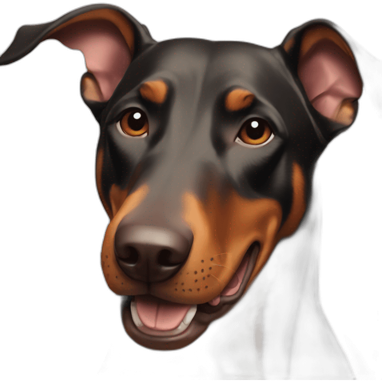 doberman happy emoji